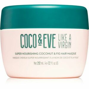Coco & Eve Like A Virgin Super Nourishing Coconut & Fig Hair Masque hloubkově vyživující maska pro lesk a hebkost vlasů 212 ml obraz