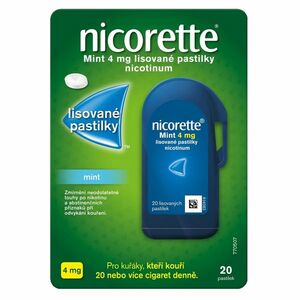 NICORETTE Mint 4 mg Lisované pastilky 20 kusů obraz
