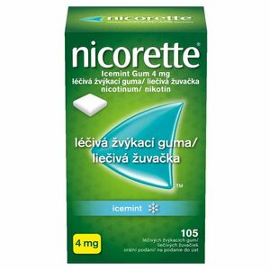 NICORETTE Icemint 4 mg Léčivá žvýkací guma 105 kusů obraz