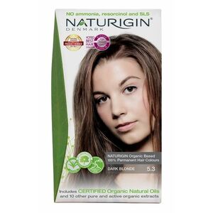 NATURIGIN Organic Based 100% Permanent Hair Colours Dark Blonde 5.3 barva na vlasy 115 ml obraz