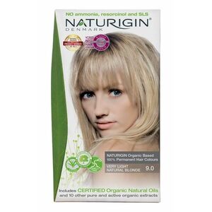NATURIGIN Organic Based 100% Permanent Hair Colours Very Light Natural Blonde 9.0 barva na vlasy 115 ml obraz