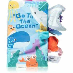 BabyOno Have Fun Go to the ocean kontrastní edukativní knížka 1 ks obraz