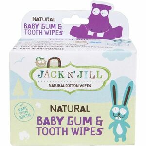 Jack N’ Jill Natural vlhčené ubrousky pro ochranu zubů a dásní 25 ks obraz