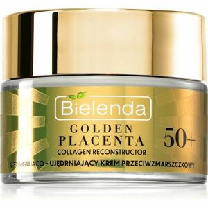 Bielenda Golden Placenta Collagen Reconstructor liftingový zpevňující krém 50+ 50 ml obraz