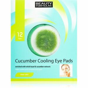 Beauty Formulas Clear Skin Cucumber Cooling regenerační maska na oči 12 ks obraz