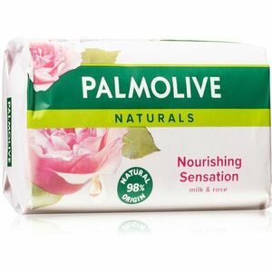 Palmolive Naturals Milk & Rose tuhé mýdlo s vůní růží 90 g obraz