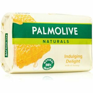 Palmolive Naturals Milk & Honey tuhé mýdlo s mlékem a medem 90 g obraz