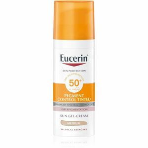 Eucerin Sun Pigment Control Tinted ochranná emulze proti hyperpigmentaci pleti SPF 50+ odstín Medium 50 ml obraz