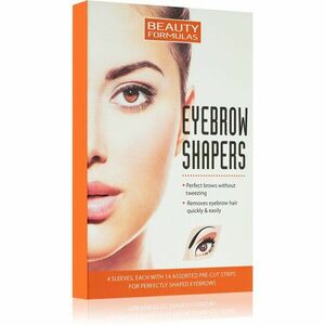 Beauty Formulas Eyebrow Shapers depilační pásky na obočí 4 ks obraz