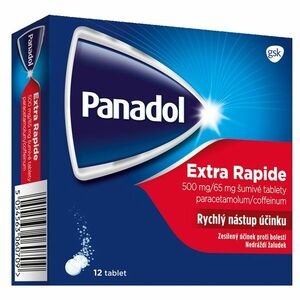 PANADOL Extra rapide 500 / 65 mg 12 šumivých tablet obraz
