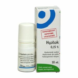 Hyabak 0, 15% oční kapky 10 ml obraz