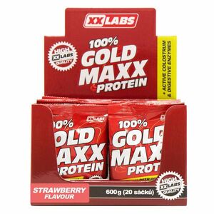 Xxlabs 100% gold maxx protein jahoda sáčky 20x30 g obraz