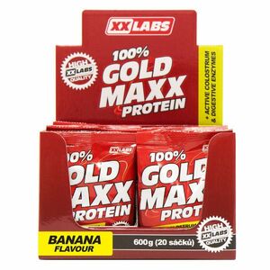 Xxlabs 100% gold maxx protein banán sáčky 20x30 g obraz
