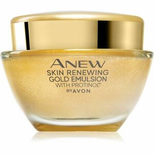 Avon Anew Skin Renewing Gold Emulsion hydratační noční krém proti vráskám 50 ml obraz