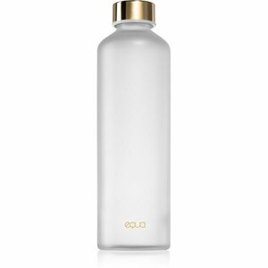 Equa Mismatch skleněná láhev na vodu barva Velvet White 750 ml obraz