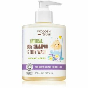 WoodenSpoon Natural šampon a sprchový gel pro děti s vůní levandule 300 ml obraz