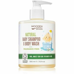 WoodenSpoon Natural šampon a sprchový gel pro děti bez parfemace 300 ml obraz