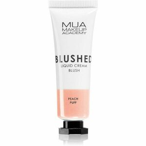 MUA Makeup Academy Blushed Liquid Blusher tekutá tvářenka odstín Peach Puff 10 ml obraz