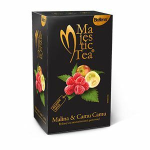 Biogena Majestic Tea Malina & Camu Camu porcovaný čaj 20x2, 5 g obraz