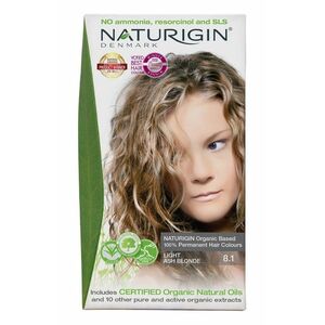 NATURIGIN Organic Based 100% Permanent Hair Colours Light Ash Blonde 8.1 barva na vlasy 115 ml obraz