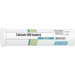 GENERICA Calcium 500 forte 20 šumivých tablet obraz