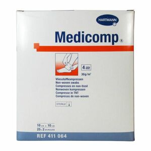 Kompres Medicomp sterilní 10x10cm/25x2ks obraz