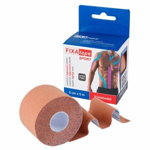 FIXAPLAST Fixatape sport standart tejpovací páska 5 cm x 5m tělová 1 kus obraz
