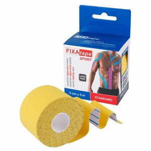 FIXAPLAST Fixatape sport standart tejpovací páska 5 cm x 5m žlutá 1 kus obraz