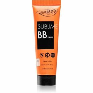 puroBIO Cosmetics Sublime BB Cream hydratační BB krém odstín 01 30 ml obraz