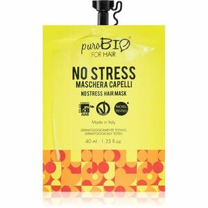 puroBIO Cosmetics No Stress revitalizační maska na vlasy 40 ml obraz