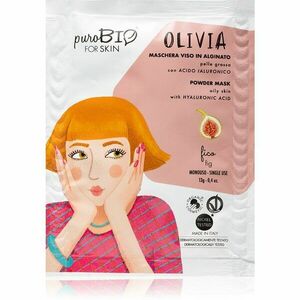 puroBIO Cosmetics Olivia Fig slupovací maska v prášku 13 g obraz