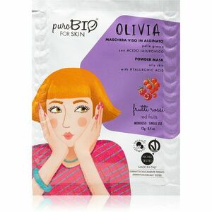 puroBIO Cosmetics Olivia Red Fruits slupovací maska v prášku 13 g obraz