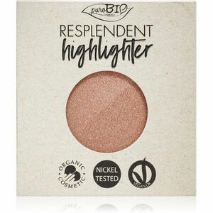 puroBIO Cosmetics Resplendent Highlighter krémový rozjasňovač náhradní náplň odstín 04 Pink Gold 9 g obraz