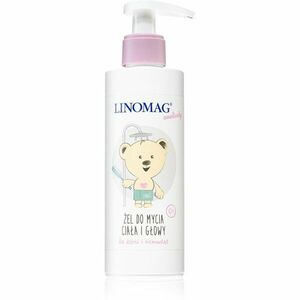 Linomag Emolienty Shampoo & Shower Gel sprchový gel a šampon 2 v 1 pro děti od narození 200 ml obraz