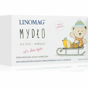 Linomag Soap for children and babies tuhé mýdlo pro děti od narození 100 g obraz