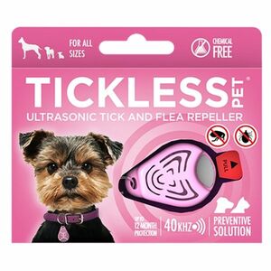TICKLESS PET Ultrazvukový odpuzovač klíšťat a blech pro psy barvy pink 1 kus obraz