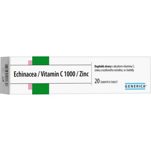 Generica Echinacea/Vitamin C 1000/Zinc 20 šumivých tablet obraz