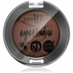 puroBIO Cosmetics Compact Eyeshadows oční stíny odstín 03 Brown 2, 5 g obraz