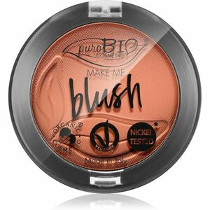 puroBIO Cosmetics Long-lasting Blush dlouhotrvající tvářenka odstín 02 Matte Coral Pink 5, 2 g obraz