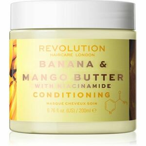 Revolution Haircare Hair Mask Banana & Mango Butter intenzivně ošetřující maska na vlasy 200 ml obraz