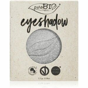 puroBIO Cosmetics Compact Eyeshadows oční stíny náhradní náplň odstín 23 Silver 2, 5 g obraz