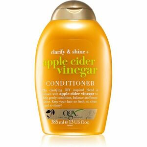 OGX Apple Cider Vinegar čisticí kondicionér pro lesk a hebkost vlasů 385 ml obraz