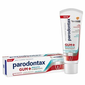 PARODONTAX Zubní pasta pro dásně, dech & citlivé zuby Whitening 75 ml obraz