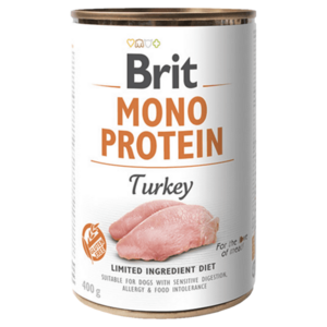 BRIT Mono Protein Turkey konzerva pro psy 400 g obraz