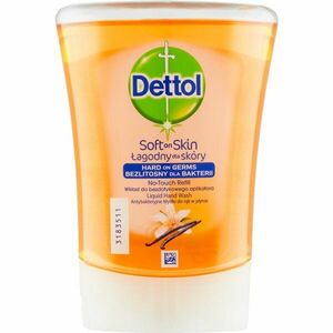 Dettol Soft on Skin Kids No-Touch Refill náplň do bezdotykového dávkovače mýdla Sweet Vanilla 250 ml obraz
