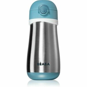 Beaba Stainless Steel Bottle With Handle termohrnek Windy Blue 350 ml obraz