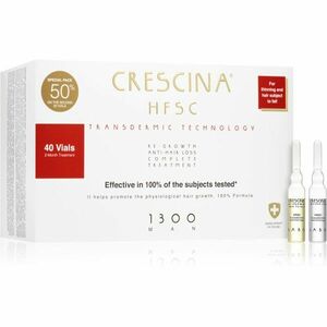 Crescina Transdermic 1300 Re-Growth and Anti-Hair Loss péče pro podporu růstu a proti vypadávání vlasů pro muže 40x3, 5 ml obraz