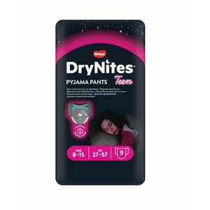 Huggies DryNites Girl Teen 8-15 let 27-57 kg absorpční kalhotky 9 ks obraz