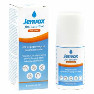Jenvox Fast Sensitive proti pocení a zápachu roll-on 50 ml obraz