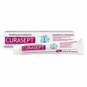 CURASEPT ADS Soothing Zubní pasta 0, 2%CHX + chlorbutanol 75 ml obraz